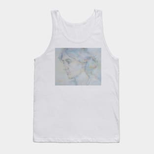 VIRGINIA WOOLF - watercolor and acrylic portrait Tank Top